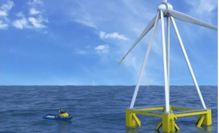 Eolink's pyramid wind turbine structure