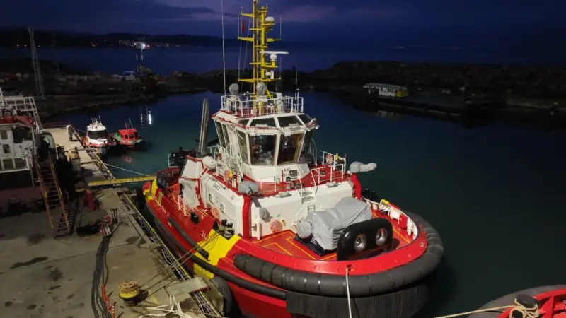 Nemeca Z's new tug was delivered after a passage of just three days (Med Marine)