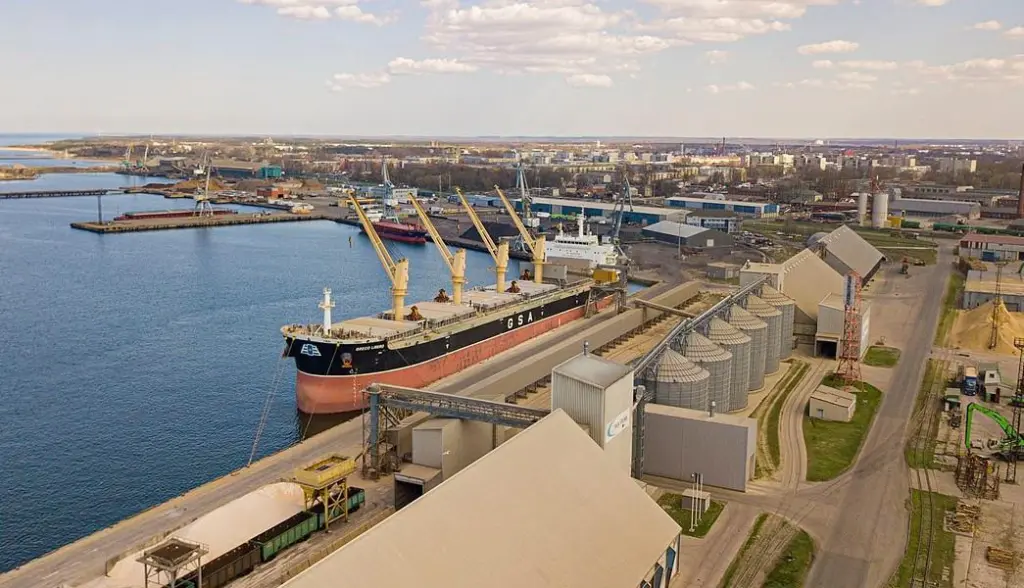 Port of Liepafa on the Baltic Sea, Latvia