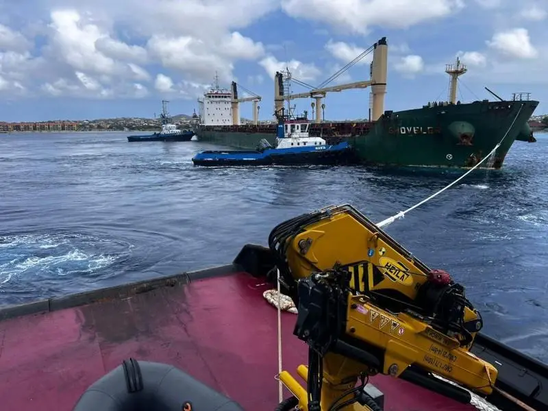 Tsavliris responded after 'Shoveler' suffered an engine room fire (Tsavliris)