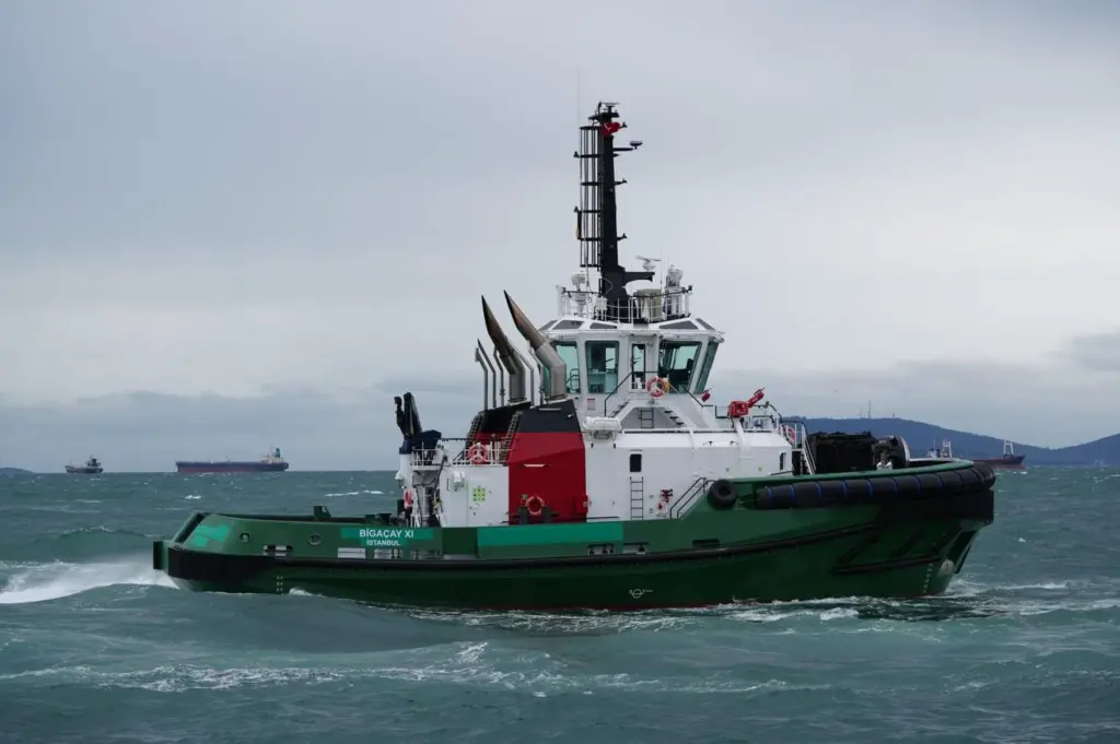 'Camperdown' under its builder's name is now on passage to Aberdeen (Sanmar)