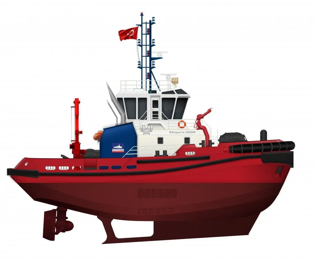 The new tug will be Med Marine's second newbuilding for Vernicos Scafi Group (Med Marine)