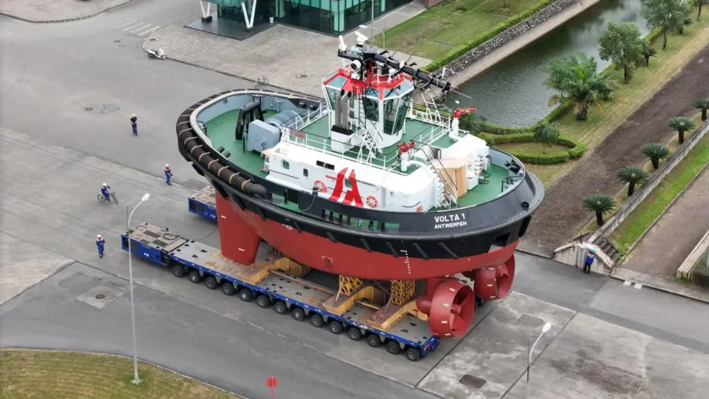 'Volta 1' is the second fully-electric RSD 2513-E tug from Damen (Damen)