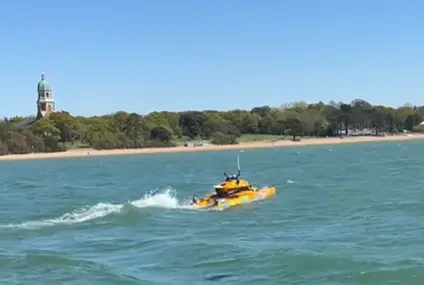 Digital training USV in Solent