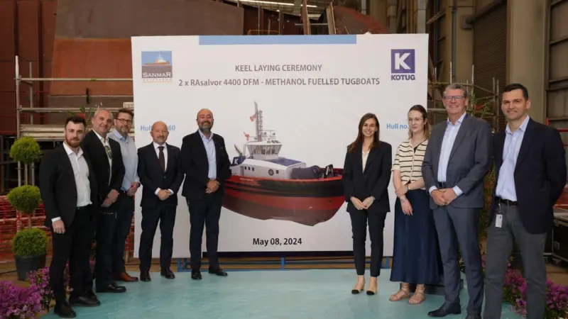 SANMAR-KOTUG KEEL LAYING CEROMONY