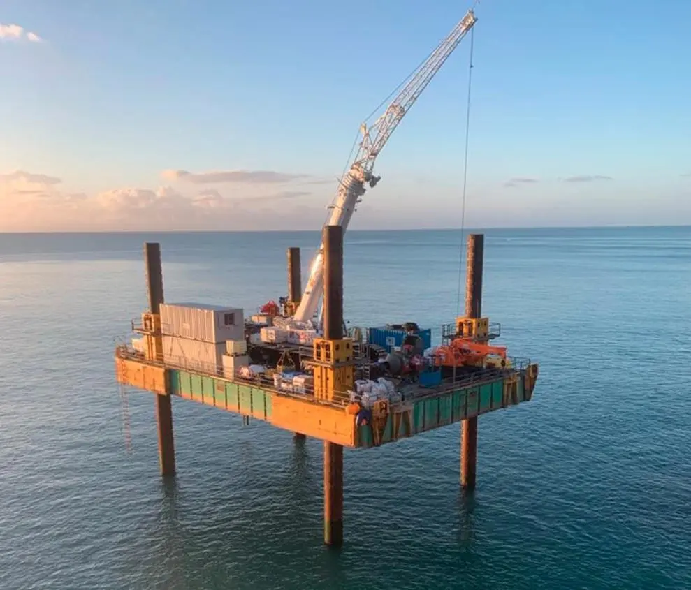 Ocean Crest Marine's Admiral 1 Jack-Up Barge