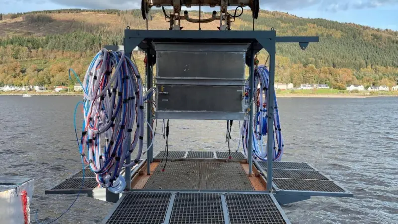 Shearwater Marine's Dry Space structure in testing on Holy Loch
