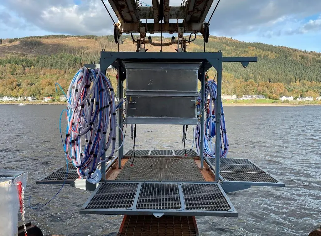 Shearwater Marine's Dry Space structure in testing on Holy Loch