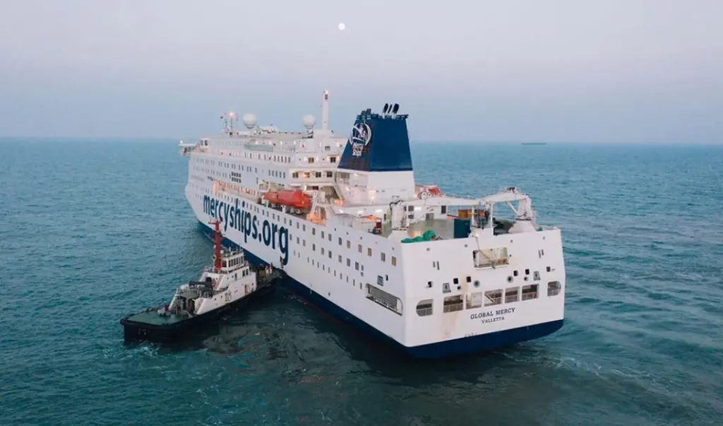 The new Mercy Ships International hospital ship will be built along the lines of the existing 'Global Mercy'
