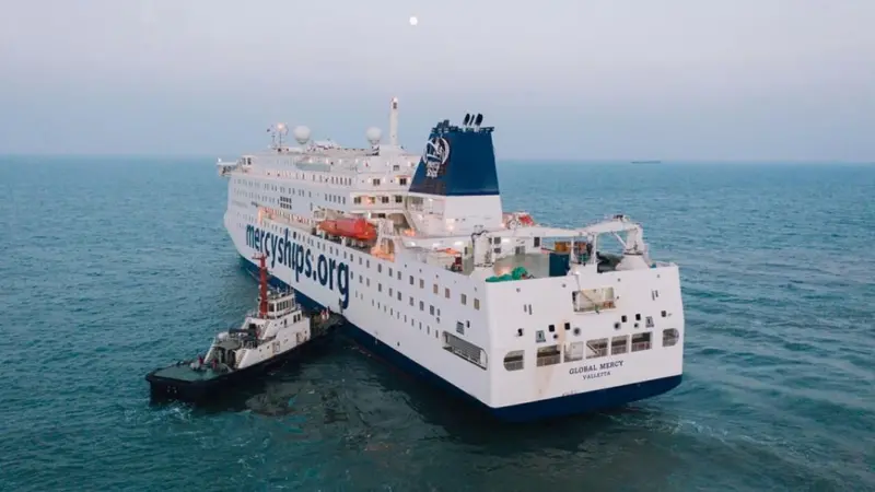 The new Mercy Ships International hospital ship will be built along the lines of the existing 'Global Mercy'