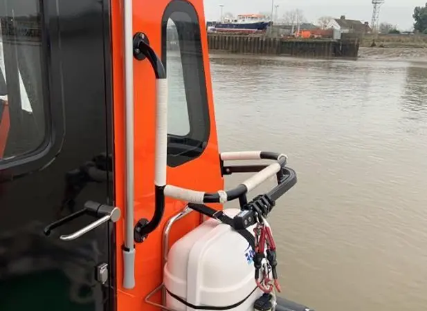 The TR31 system on Leader was placed around the wheelhouse