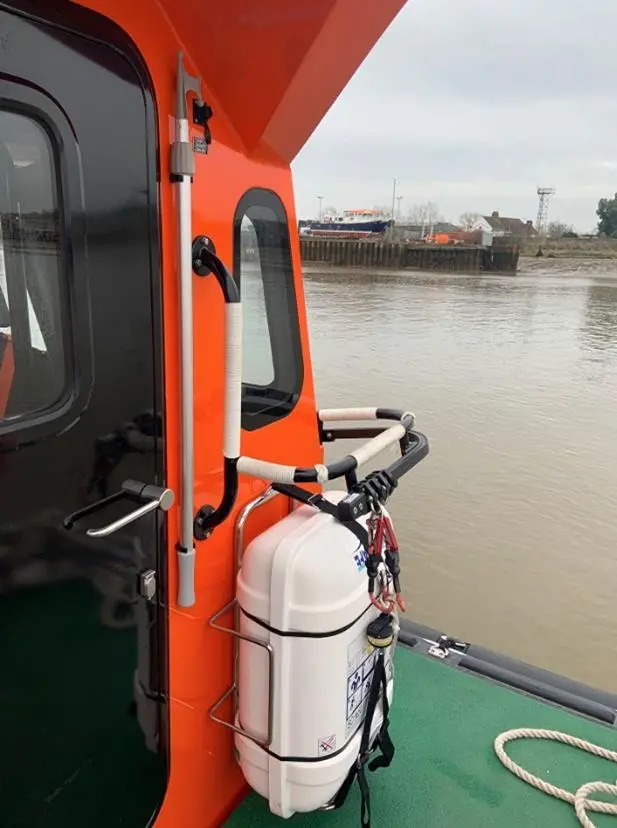 The TR31 system on Leader was placed around the wheelhouse