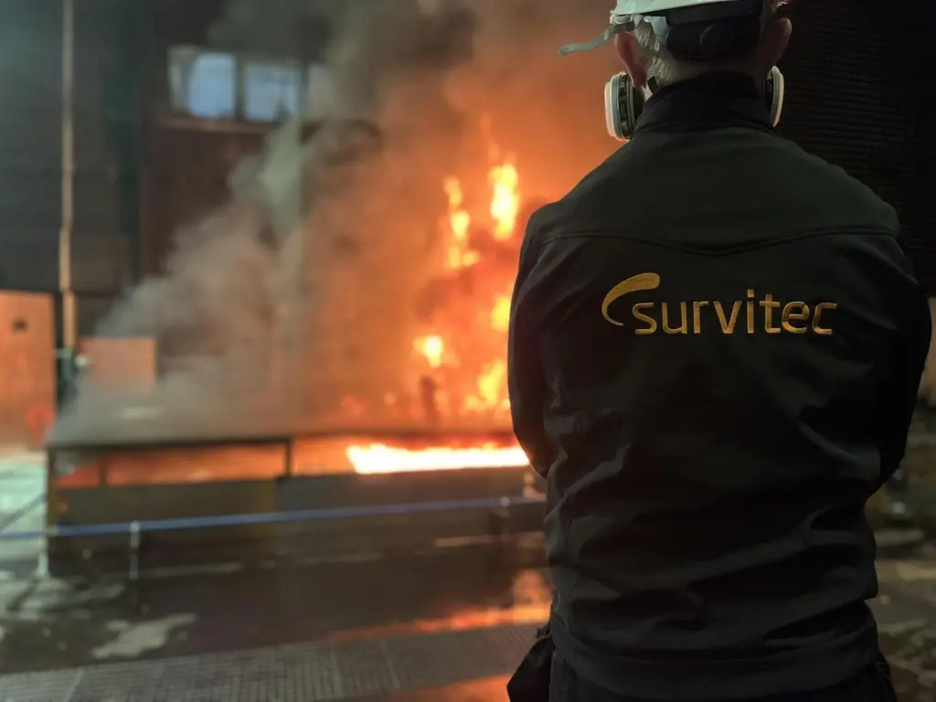 Tests by Survitec have confirmed that traditional water mist fire suppression mechanisms do not perform as expected on methanol pool fires