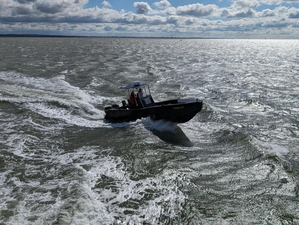 Leemar HDPE workboat takes a choppy Solent in its stride