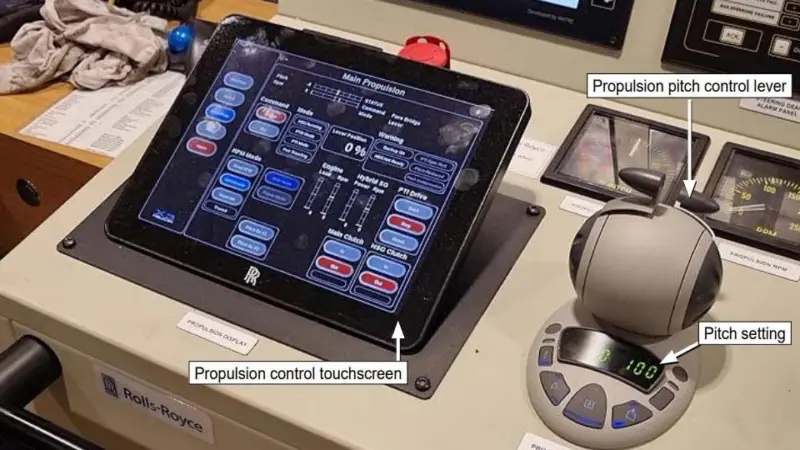 Engine control room propulsion control system (MAIB)