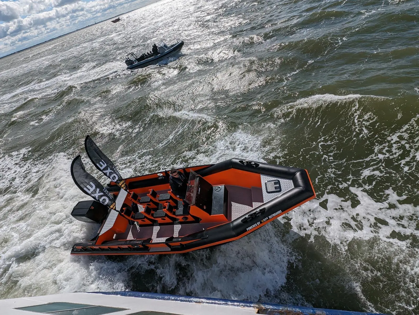 Bulldog Boats 7.8m with OXE 300 Diesel outboard