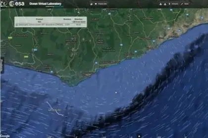 Image shows PML advanced satellite technology in use