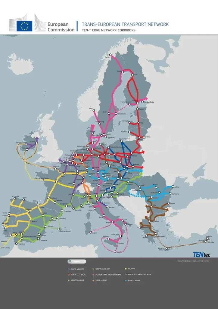 SchematicA0_EUcorridor_map