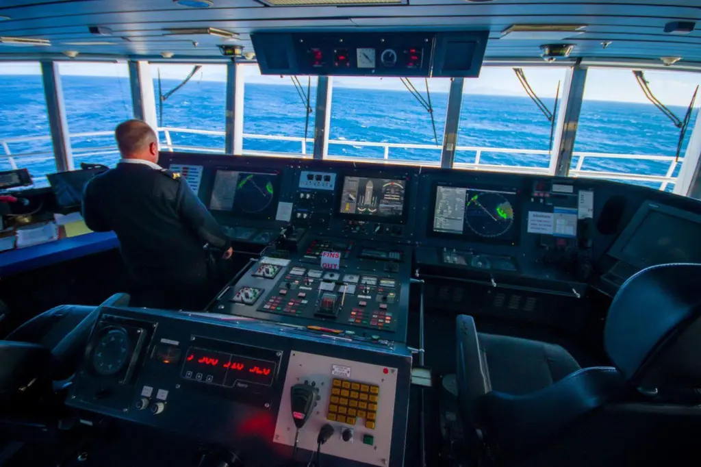 Bridge of a ship