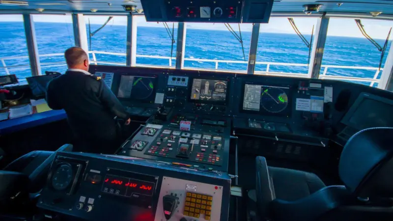 Bridge of a ship