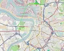 Missing link Work is under way to form a ring road at Antwerp by connecting roads under canals, rivers and roads