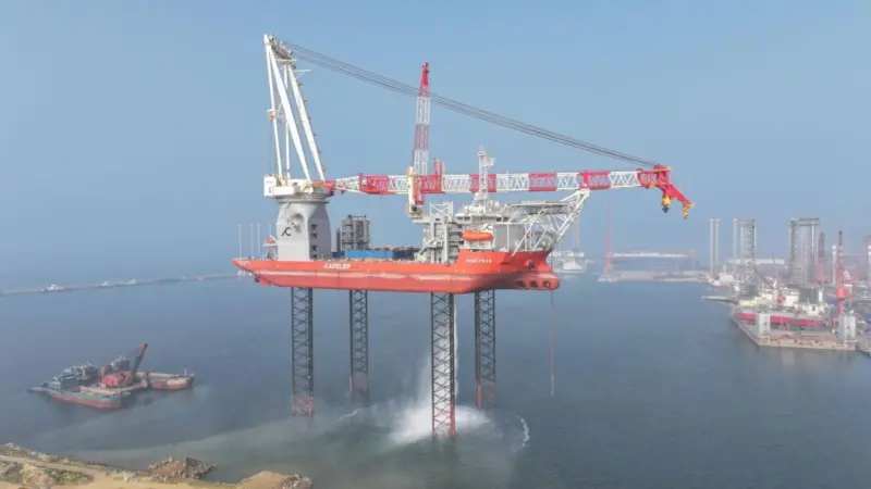 'Wind Peak' will be capable of operating in water depths of 70m (Cadeler)