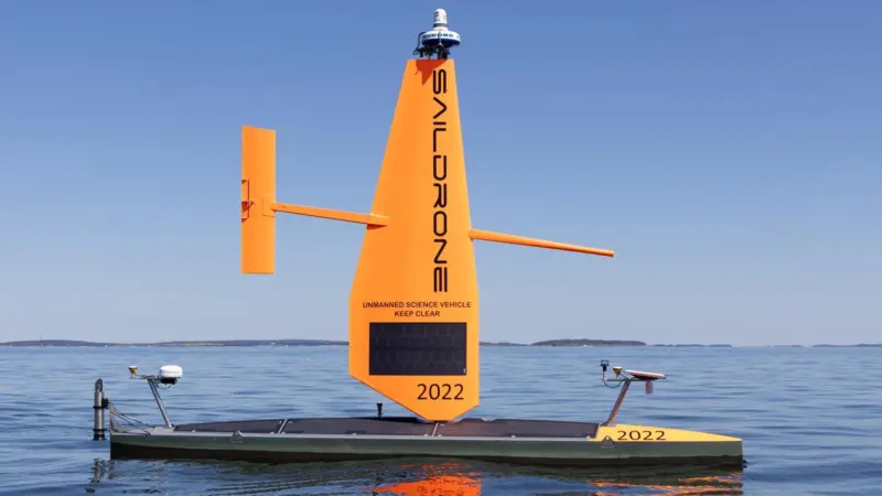 Saildrone USV in the Gulf of Maine