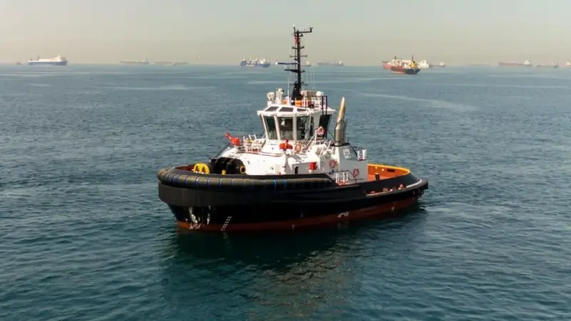 'Titan' is the second of a two-vessel contract for Italy's Scafi Group (Sanmar)