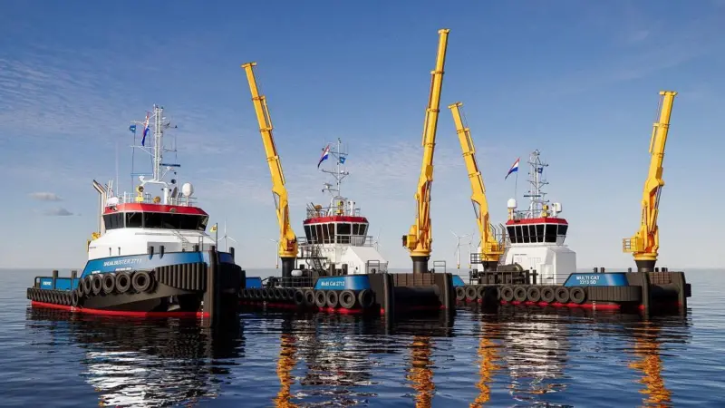 Damen's latest trio is in anticipation of demand for dredging support vessels in the Middle East (Damen)