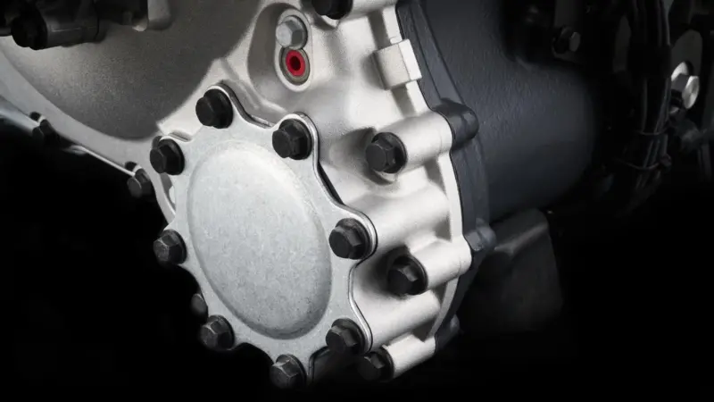 The image shows a Scania remanufactured gearbox