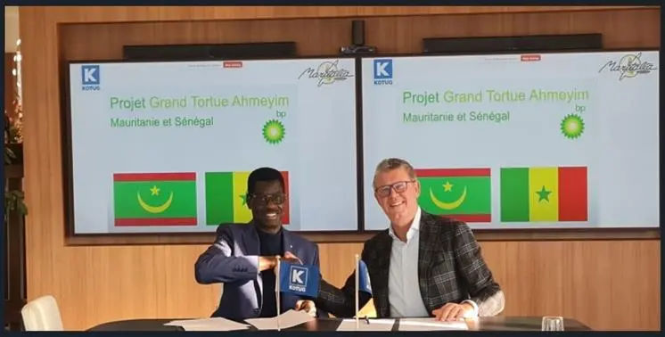 Alioune dit Ali NDIAYE President of the Board of Maritalia S.A. and Ard-Jan Kooren President and CEO of KOTUG (KOTUG)