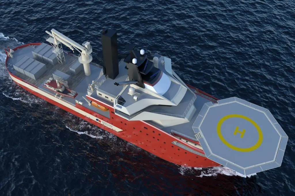The image shows a render of the VARD 4 22 for North Star