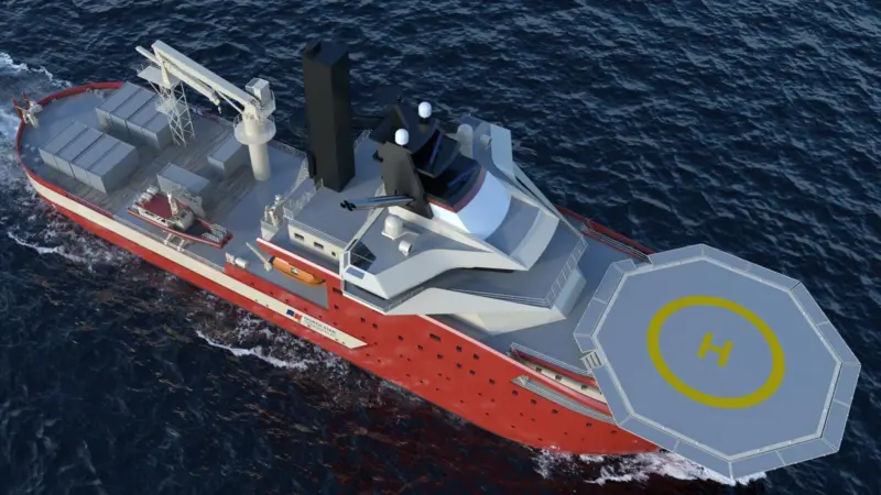 The image shows a render of the VARD 4 22 for North Star