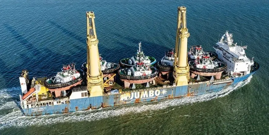 The batch for Antwerp was part of a seven-vessel transport from Vietnam to Europe (Damen)