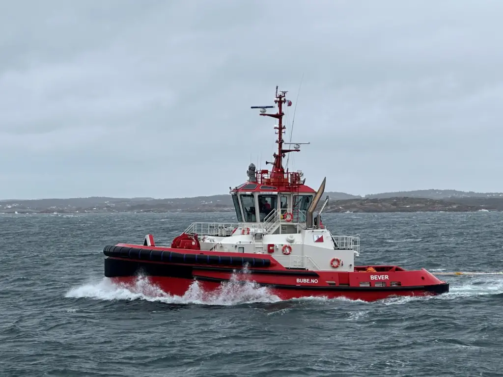 'Bever' will expand Busker og Bergings's enviromentally-friendly tug fleet (Sanmar)
