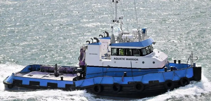 'Aquatic Warrior' had a long and esteemed pedigree with its former Dutch owner (Aquatic Towage  Marine)
