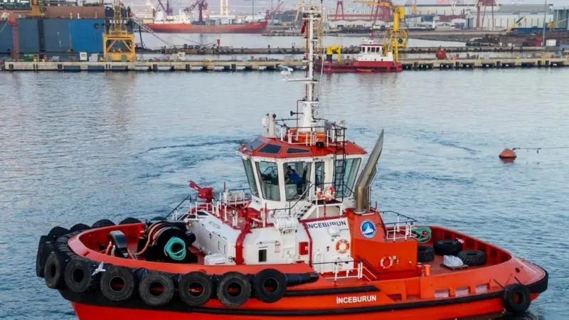 'İnceburun' is the latest Sanmar-built tug for Turkey's Marin Tug (Sanmar)