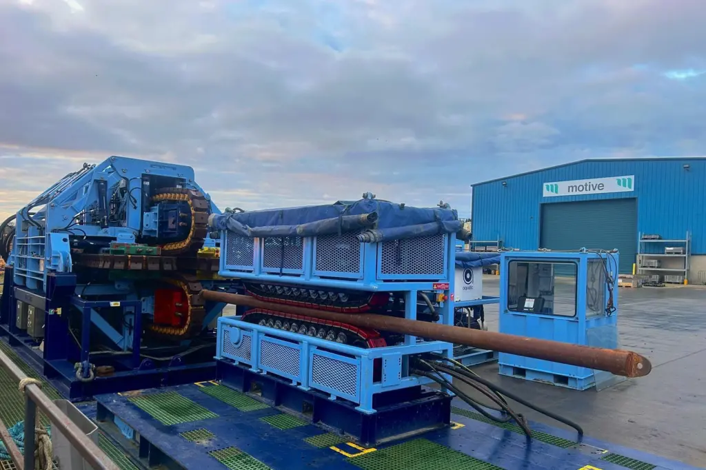 The picture shows Motive Offshore Group's Peterhead facility