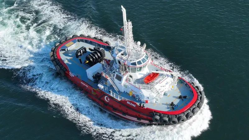 The vessel is only the second example of a tug with VSP propulsion and LNG-diesel dual fuel engines (RAL)