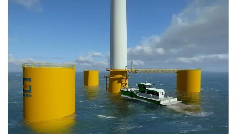 Floating foundations by Saipem