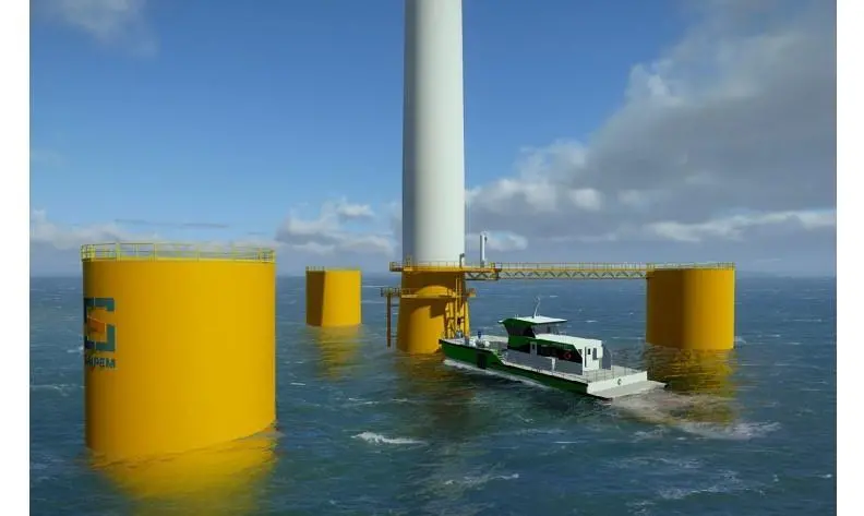 Floating foundations by Saipem
