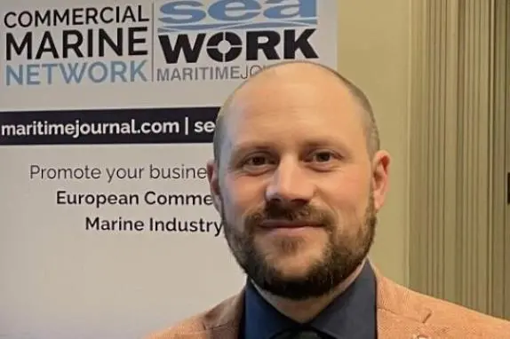 The image shows Kerrie Forster at Seawork 2024