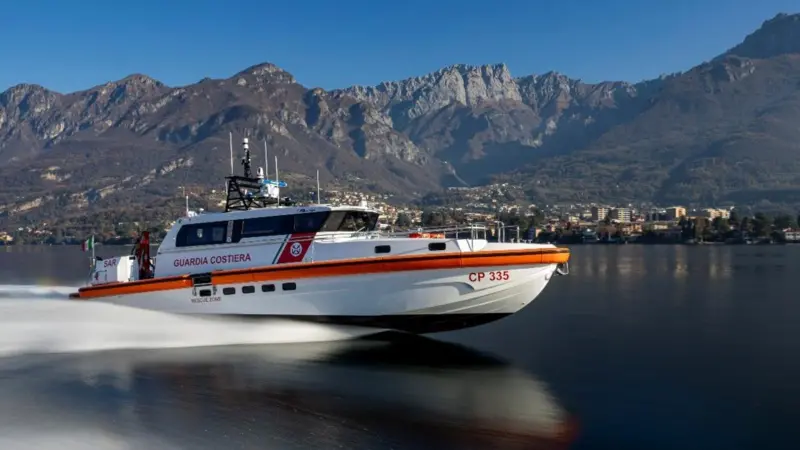 Castoldi waterjets powering this patsrol vessel