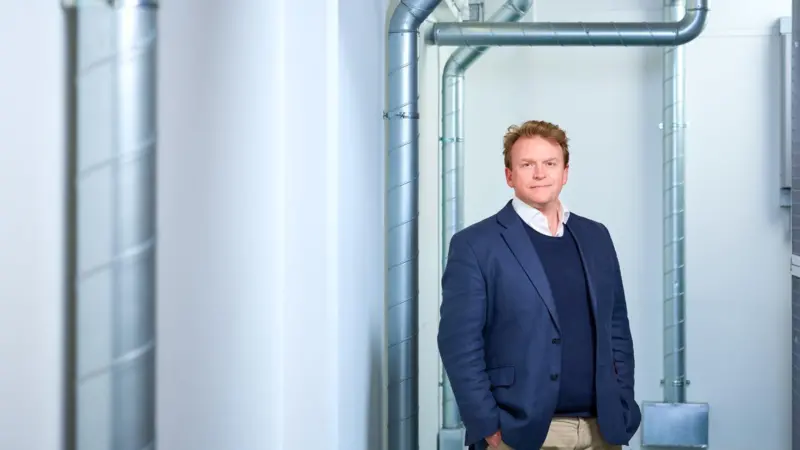 The image shows new Cox Marine business development director, Hugh Hudleston