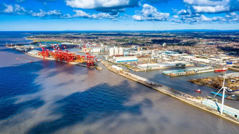 Peel Ports Group’s Port of Liverpool in Seaforth on the River Mersey