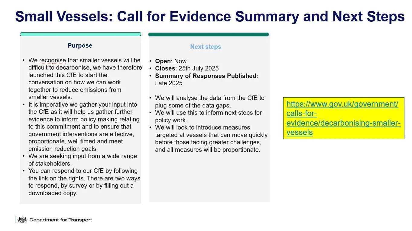DfT Call for Evidence