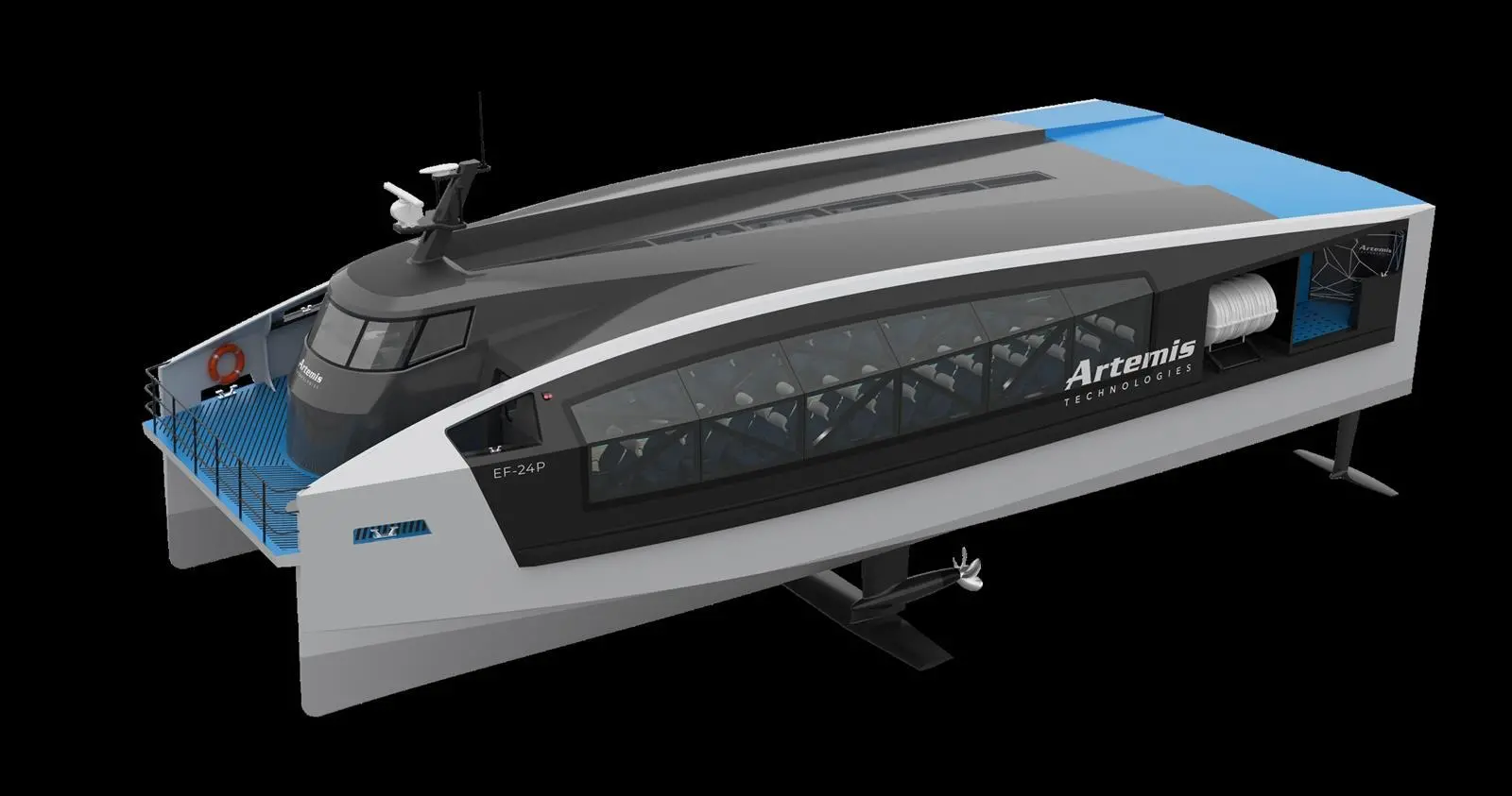 Ef-24 foiling passenger ferry