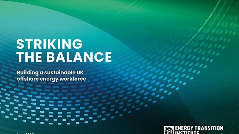 The image is on the front cover of the Striking the Balance report