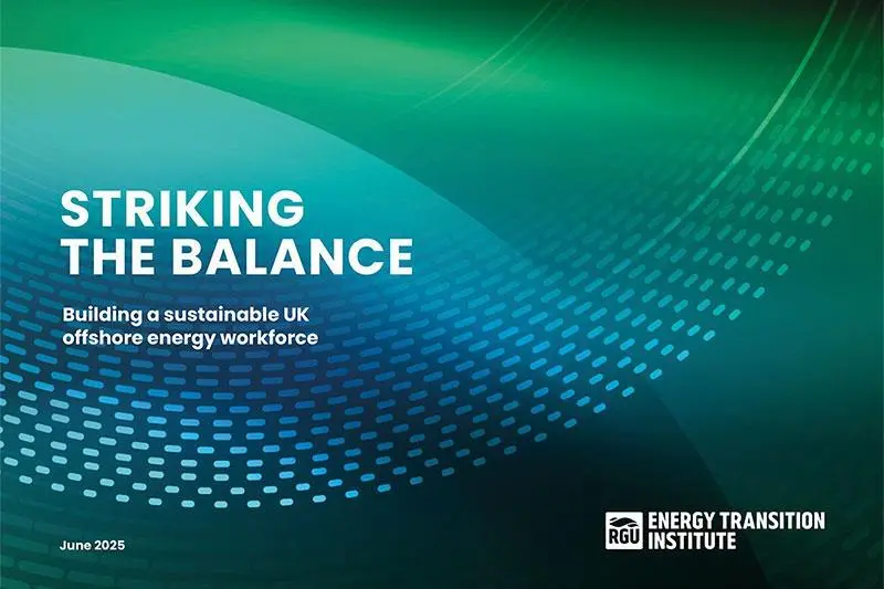 The image is on the front cover of the Striking the Balance report