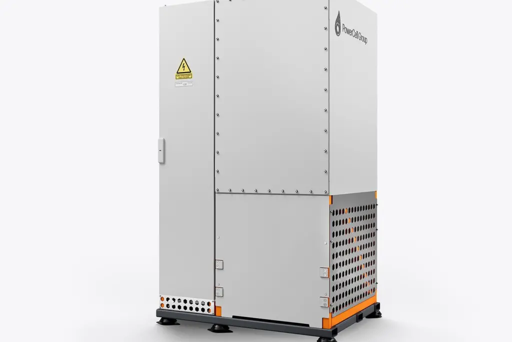 The image shows the PowerCell Marine System 225 on a white background